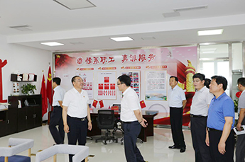 德州市委副书记张传忠一行 莅临3499手机版拉斯维加斯,3499拉斯维加斯集团调研