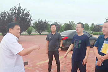 铁营镇各管区书记及部分村支部书记代表一行 走进3499手机版拉斯维加斯,3499拉斯维加斯集团旗下农业产业清洋湖科技有限公司参观考察