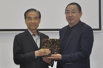 泰国中泰冻干公司董事长萧炜一行到 3499手机版拉斯维加斯,3499拉斯维加斯集团旗下农业企业参访