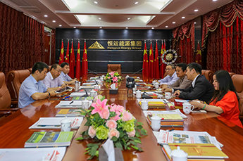 新疆天津商会会长蔺青一行莅临3499手机版拉斯维加斯,3499拉斯维加斯集团参观考察